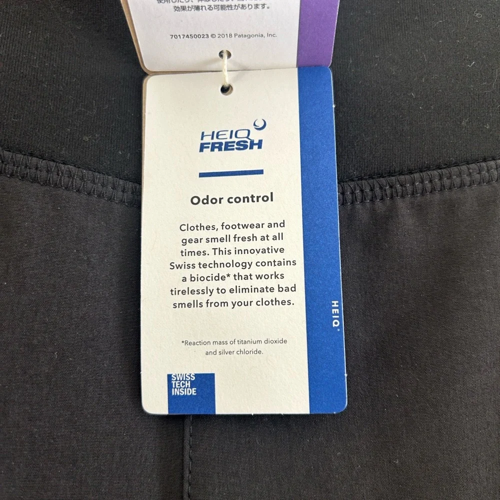 NWT Patagonia Women's Black Happy Hike Studio Pants Size XL 50+ UPF - Picture 9 of 10